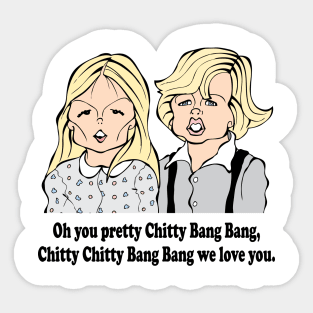 CHITTY CHITTY BANG BANG FAN ART Sticker